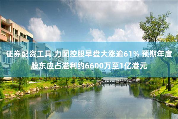 证券配资工具 力图控股早盘大涨逾61% 预期年度股东应占溢利约6600万至1亿港元