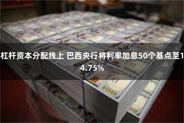 杠杆资本分配线上 巴西央行将利率加息50个基点至14.75%
